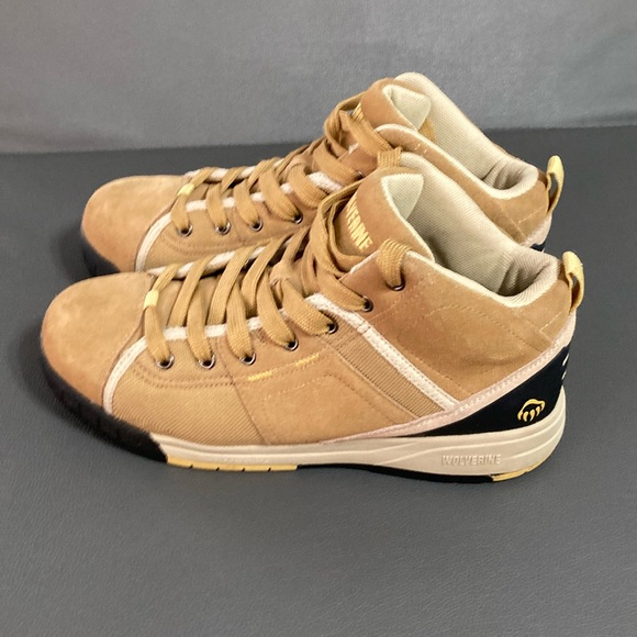 Wolverine Camel High-Top shoe with composite toe- womens 7.5 - Picture 3 of 7